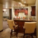 Adding a custom bar is a great idea for a basement remodel, especially if you like to entertain guests! 